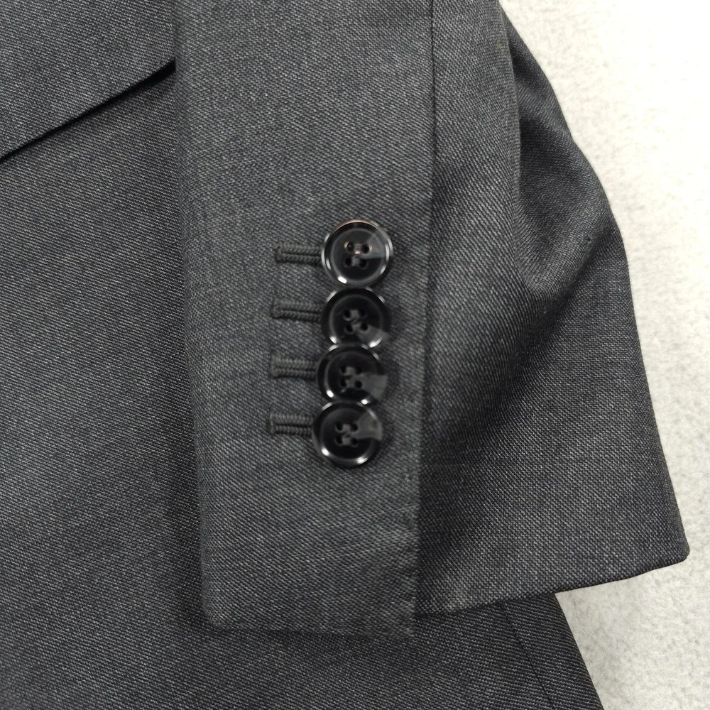 Suitsupply Jacket Mens 34 Gray VITALE BARBERIS CANONICO Napoli Int Blazer Sport - Picture 7 of 16